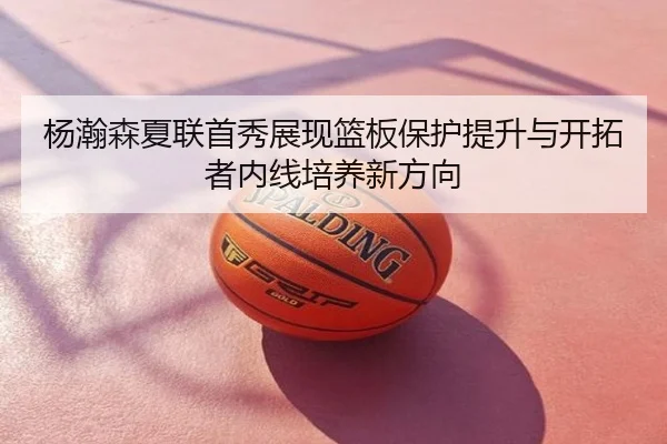 杨瀚森夏联首秀展现篮板保护提升与开拓者内线培养新方向